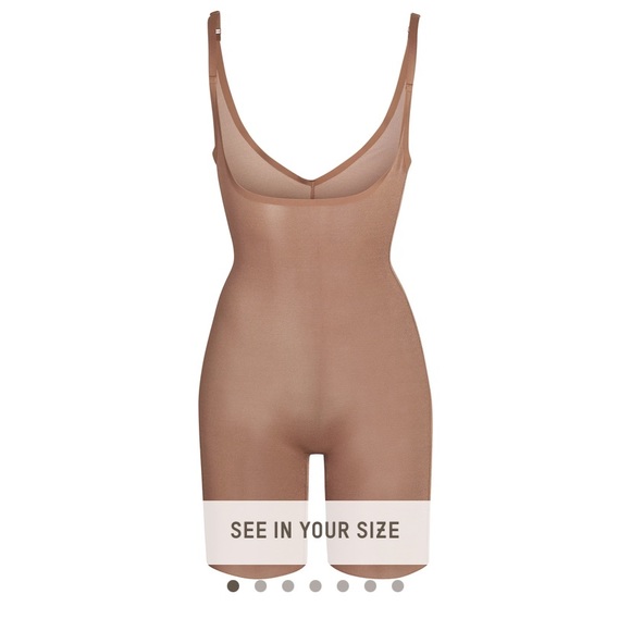 SKIMS Other - Skims Sheer Sculpt Bodysuit in Jasper